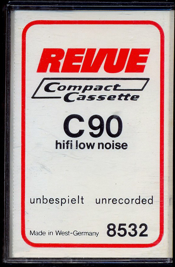 Compact Cassette Revue 90 Type I Normal 1977 Europe