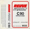 Compact Cassette Revue 90 Type I Normal 1977 Europe