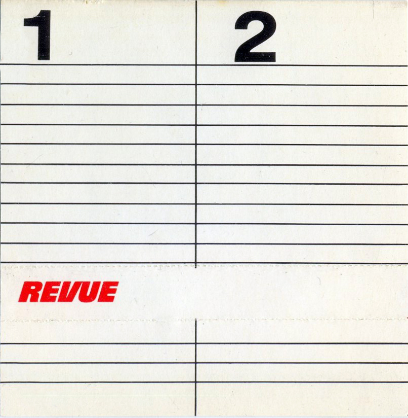 Compact Cassette Revue 90 Type I Normal 1977 Europe