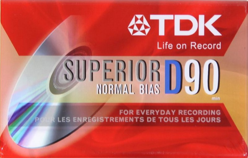 Compact Cassette TDK D 90 "Superior D 6395 1173-C" Type I Normal 2008 North America