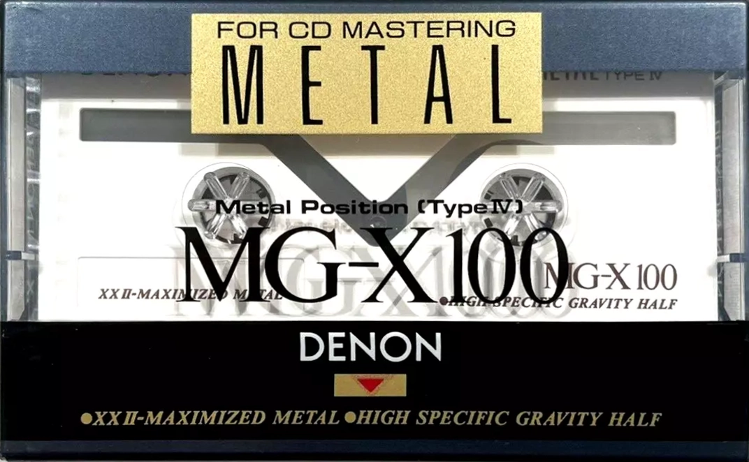 Compact Cassette Denon MG-X 100 Type IV Metal 1991 Japan