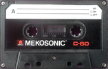 Compact Cassette Mekosonic XM-1 60 Type I Normal 1982 Hong Kong