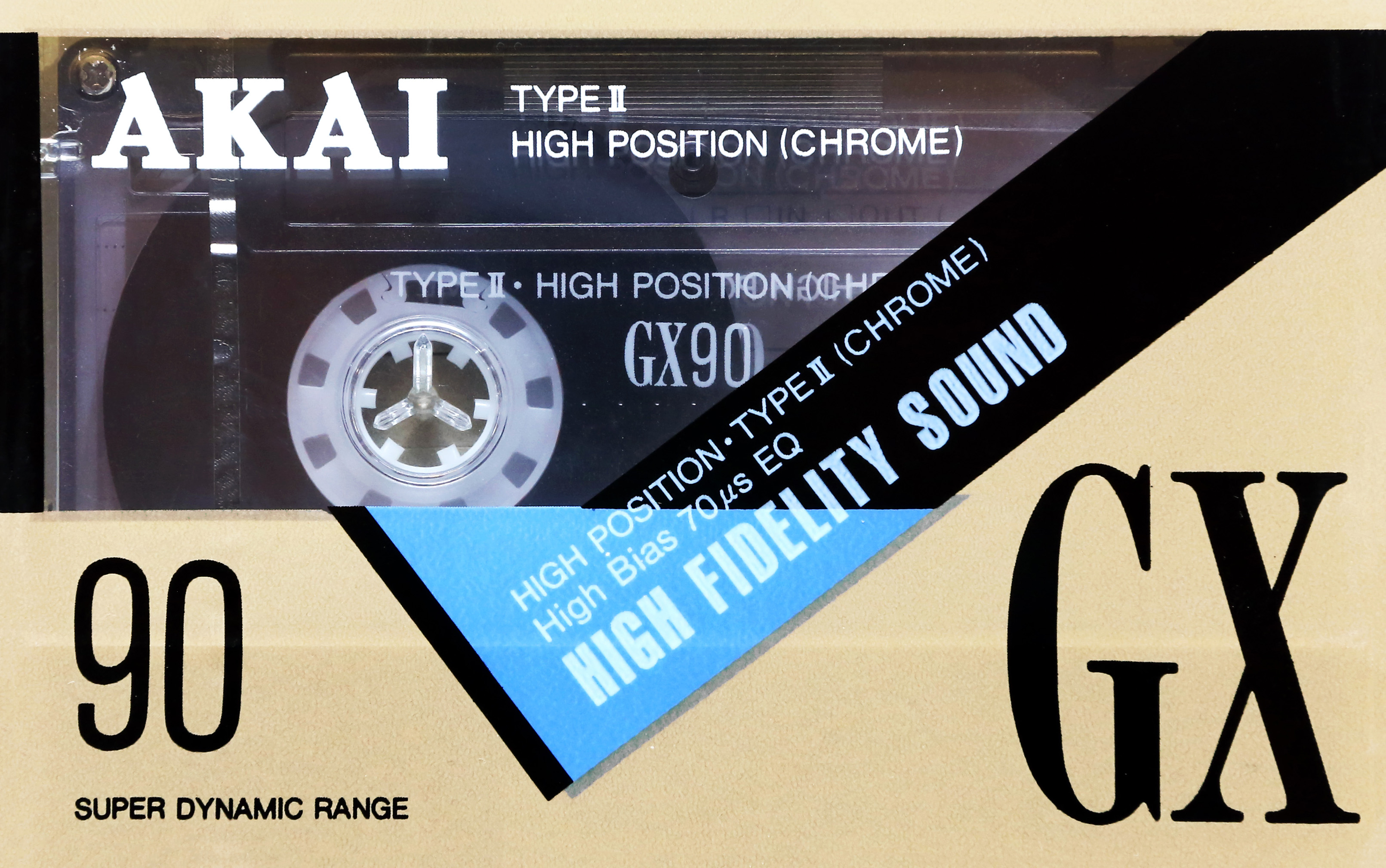 Compact Cassette Akai GX 90 Type I Normal 1991 Canada