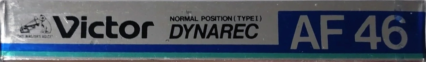 Compact Cassette Victor Dynarec AF 46 "AF-46BU" Type I Normal 1985 Japan