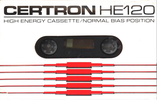 Compact Cassette Certron HE 120 Type I Normal 1976 USA