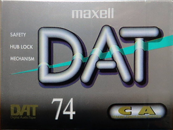Digital Audio Tape Maxell 74 Type IV Metal 1993 Japan