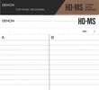 Compact Cassette Denon HD-MS 100 Type IV Metal 1990 Europe