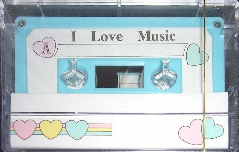 Compact Cassette Creative I Love Music 46 "Blue" Type I Normal 1986 South Korea