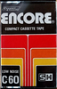 Compact Cassette Encore 60 "SH" Type I Normal Hong Kong