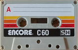 Compact Cassette Encore 60 "SH" Type I Normal Hong Kong