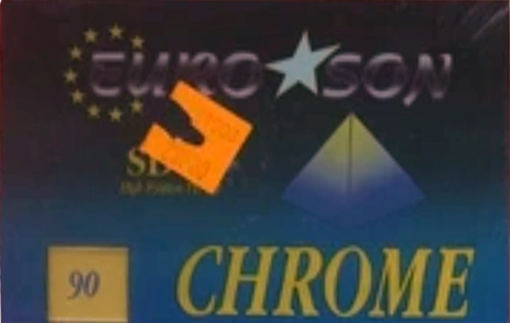 Compact Cassette Euro Son SD X 90 Type II Chrome Unknown Country