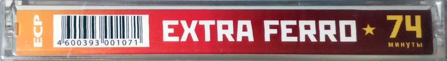 Compact Cassette ECP EF 74 "Extra Ferro" Type I Normal 2005 Russia