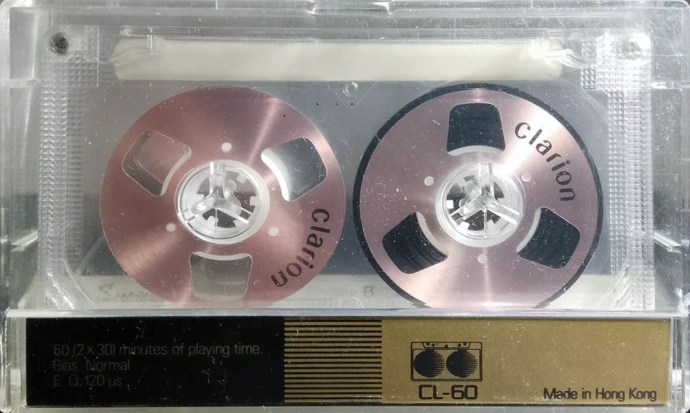 Compact Cassette Clarion 60 "CL" Type I Normal 1990 Hong Kong