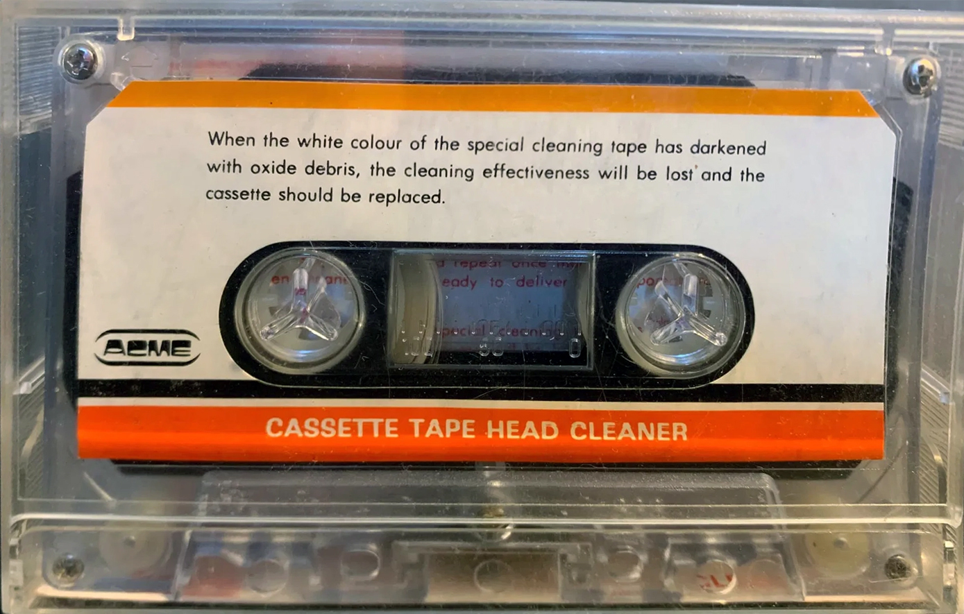 Compact Cassette Acme Cleaning Cassette Hong Kong