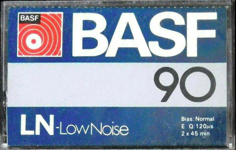 Compact Cassette BASF LN 90 Type I Normal 1981 Japan