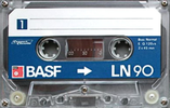 Compact Cassette BASF LN 90 Type I Normal 1981 Japan