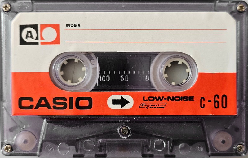 Compact Cassette Casio 60 Type I Normal 1973 Worldwide