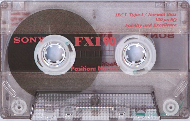 Compact Cassette Sony FX 90 "C-90FX1A" Type I Normal 1995 Europe