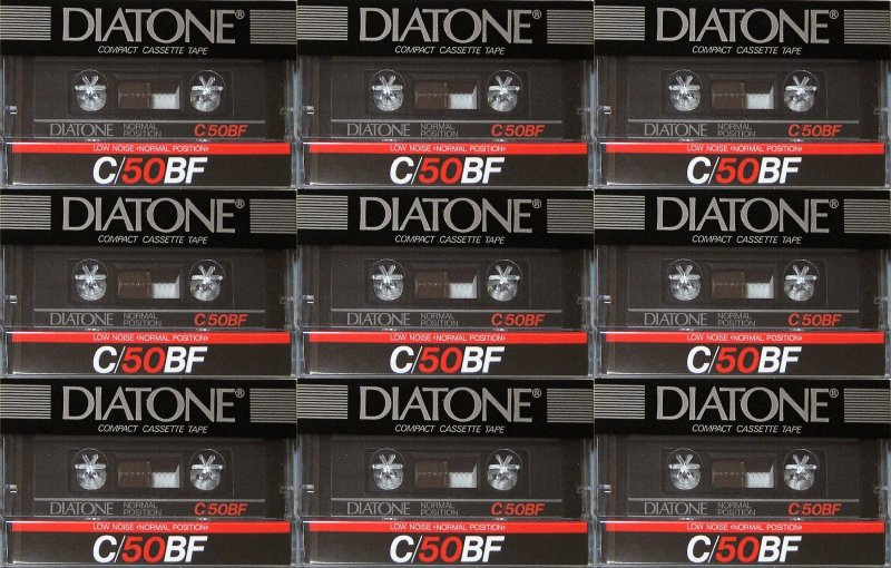 Compact Cassette Diatone BF 50 Type I Normal 1983 Japan