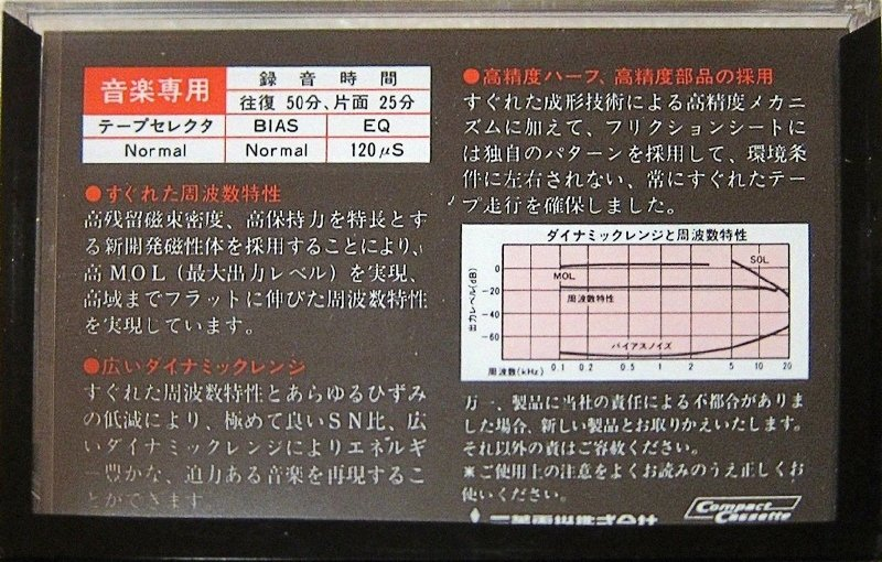 Compact Cassette: Mitsubishi Diatone - BF 50