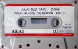 Compact Cassette Akai 5 "DTR-6325" Test Cassette Japan