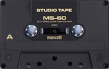 Compact Cassette Maxell MS 60 "Studio Tape" Type II Chrome 1993 USA