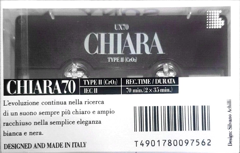 Compact Cassette: Sony  - Chiara 70