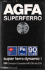 Compact Cassette AGFA Super Ferro Dynamic I 90+6 "SUPERFERRO" Type I Normal 1979 Europe
