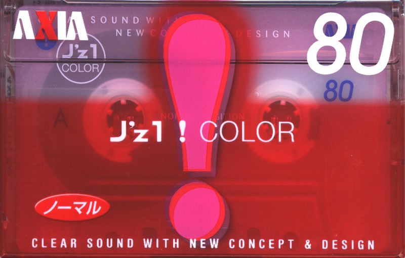 Compact Cassette AXIA J`z 1 Color 80 "JZ1K 80" Type I Normal 2003 Japan