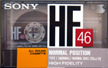 Compact Cassette Sony HF 46 Type I Normal 1989 Japan