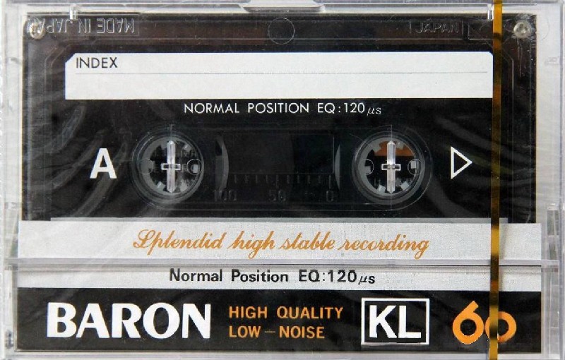 Compact Cassette Baron KL 60 Type I Normal 1984 Japan