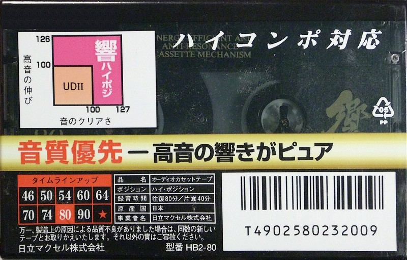 Compact Cassette: Maxell / Hitachi Maxell - Hibiki 90