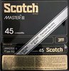 Compact Cassette Scotch Master II 45 Type II Chrome 1979 USA