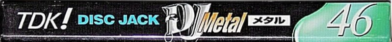 Compact Cassette TDK DJ Metal Disc Jack 46 "DJM-46S" Type IV Metal 1997 Japan