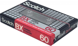 Compact Cassette Scotch BX 60 Type I Normal 1982 Japan