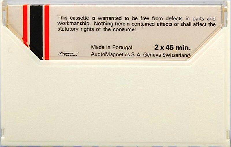 Compact Cassette Audio Magnetics Plus 90 Type I Normal 1977 Europe