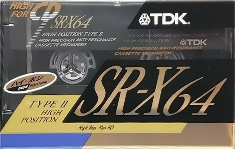 Compact Cassette: TDK  - SR-X 64