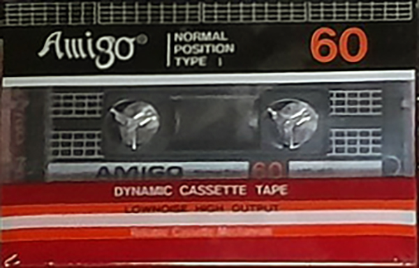 Compact Cassette Amigo 60 Type I Normal Taiwan