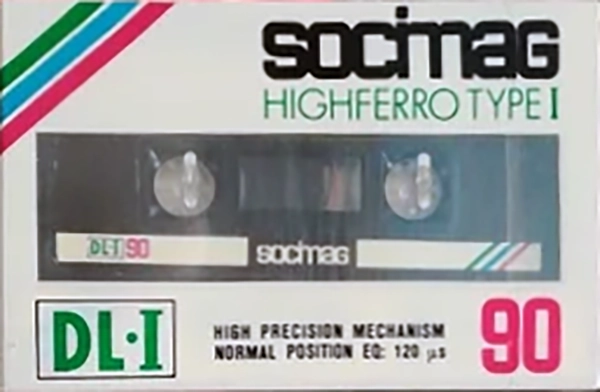 Compact Cassette Socimag DL-I 90 Type I Normal 1984 Europe