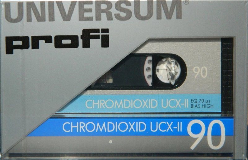 Compact Cassette Universum UCX II 90 Type II Chrome 1986 Germany