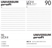 Compact Cassette Universum UCX II 90 Type II Chrome 1986 Germany