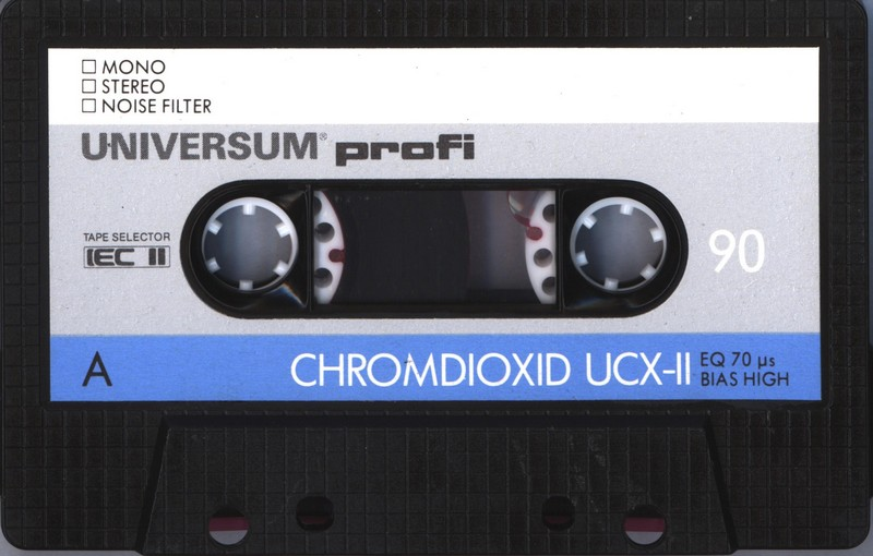 Compact Cassette Universum UCX II 90 Type II Chrome 1986 Germany