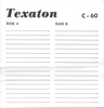 Compact Cassette Texaton 60 Type I Normal Germany