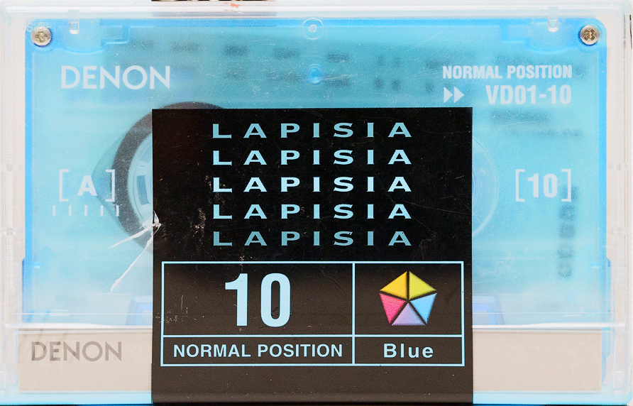 Compact Cassette Denon Lapisia 10 "VD01-10" Type I Normal 1997 Japan