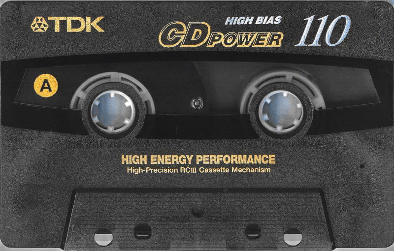 Compact Cassette TDK CD Power 110 Type II Chrome 2001 North America