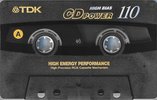 Compact Cassette TDK CD Power 110 Type II Chrome 2001 North America