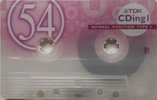 Compact Cassette TDK CDing 1 54 "CD1-54L" Type I Normal 2000 Japan