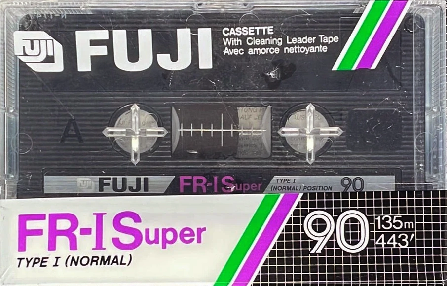 Compact Cassette Fuji FR-I Super 90 Type I Normal 1985 North America