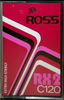 Compact Cassette Ross RX 2 120 Type I Normal Europe
