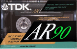 Compact Cassette TDK AR 90 "AR90" Type I Normal 1990 North America